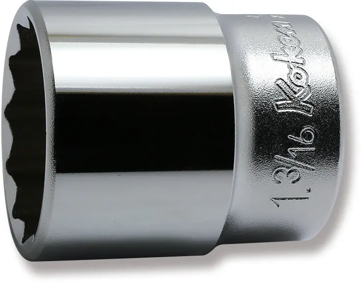 1/2 Sq. Dr. Socket  1.3/8 12 Point Length 47Mm 1