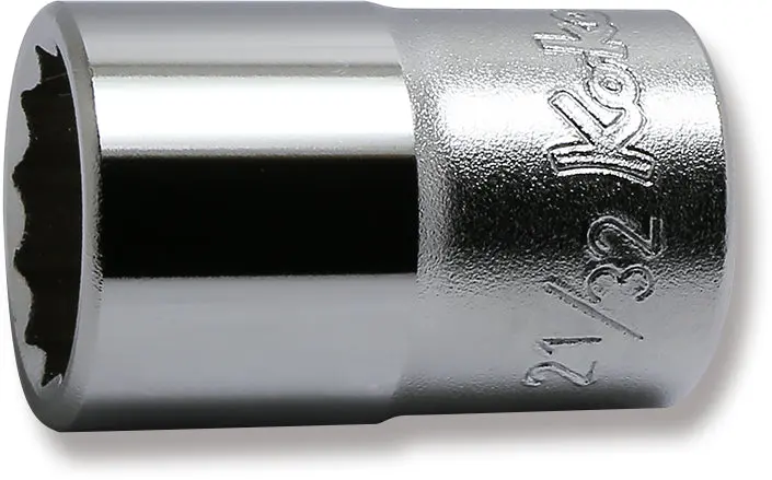 1/2 Sq. Dr. Socket  25/32 12 Point Length 38Mm 1