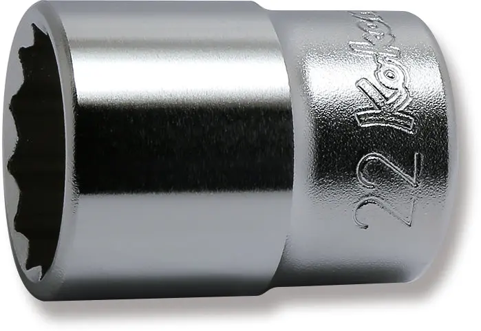 1/2 Sq. Dr. Socket  23Mm 12 Point Length 40Mm 1