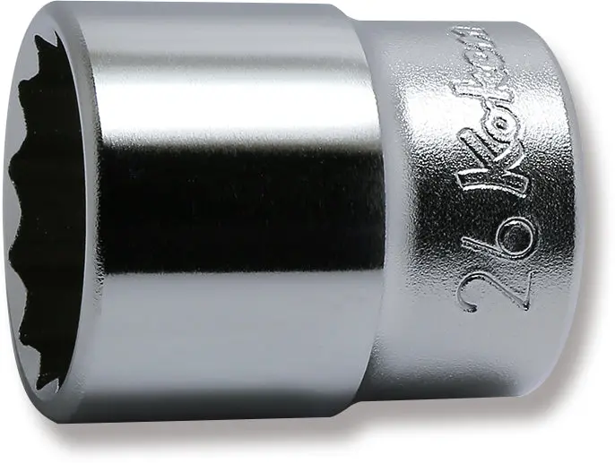 1/2 Sq. Dr. Socket  27Mm 12 Point Length 43Mm 1