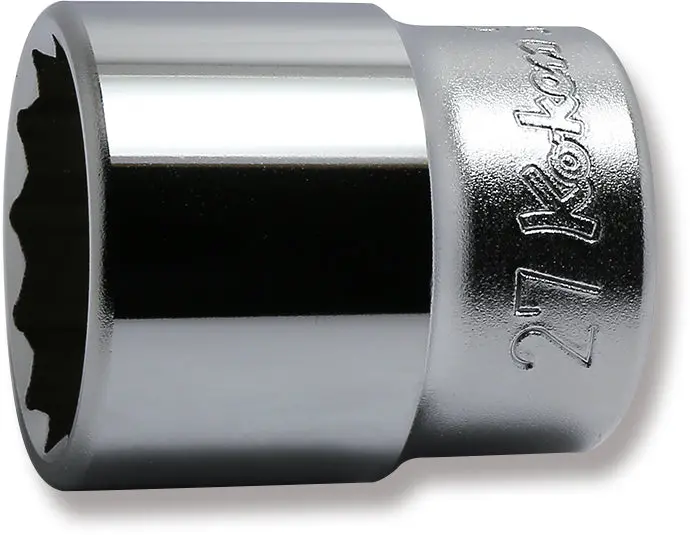 1/2 Sq. Dr. Socket  28Mm 12 Point Length 43Mm 1