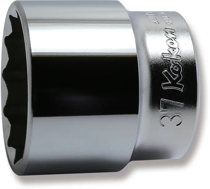 1/2 Sq. Dr. Socket  38Mm 12 Point Length 47Mm 1