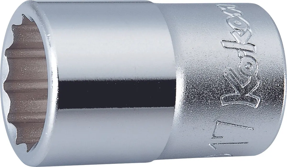 1/2 Sq. Dr. Socket  16Mm 12 Point Length 37Mm 1