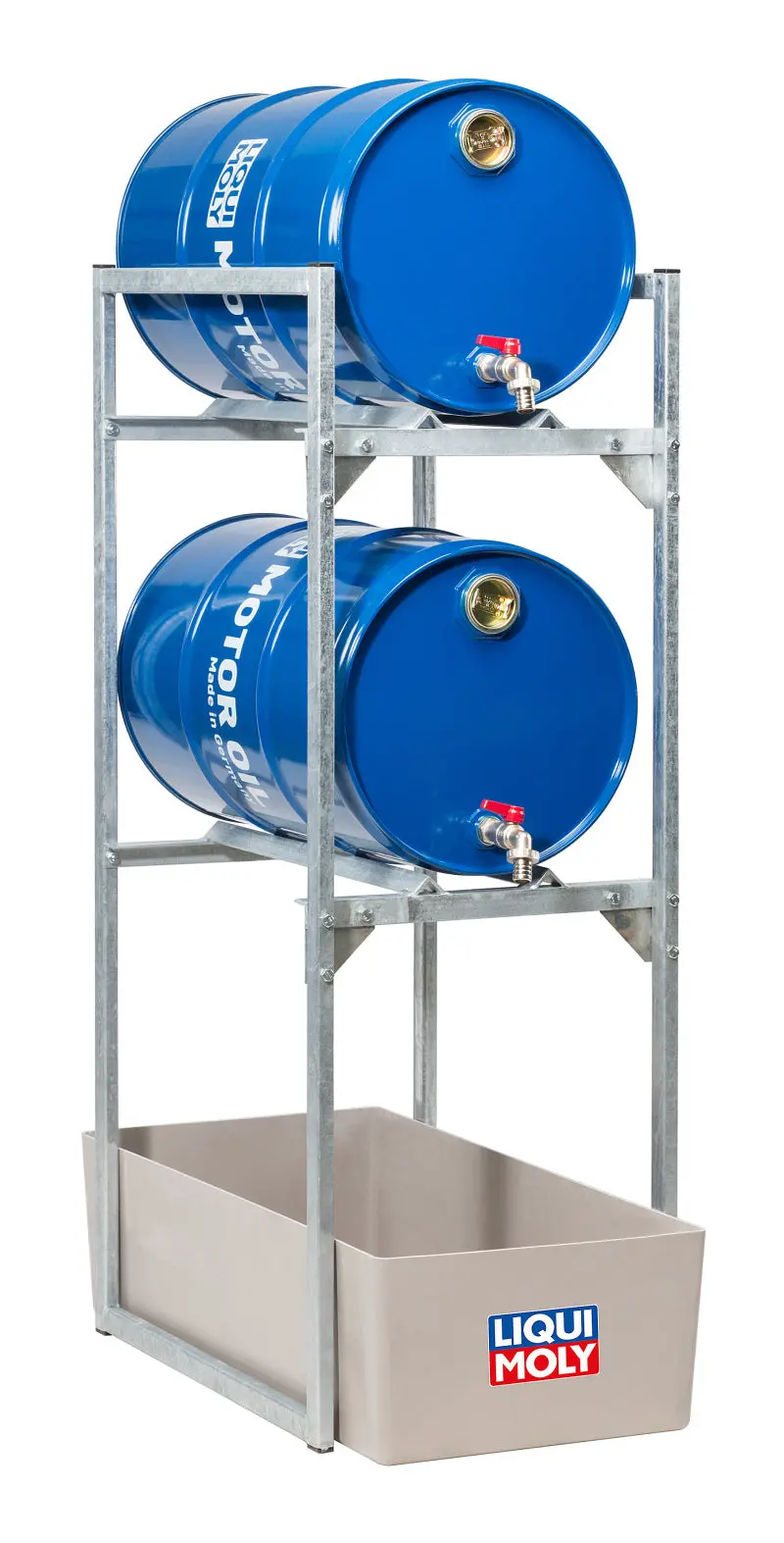 Liqui Moly Dual 60L Drum Rack With Integrated Oil Drip Pan 1
