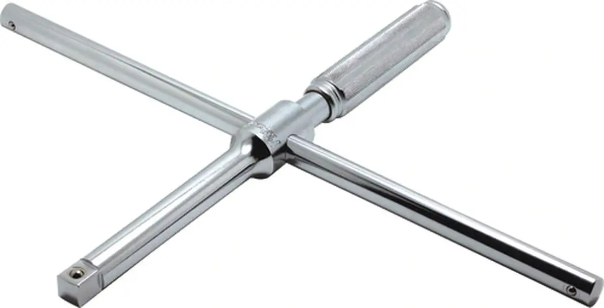 T Handle  1/2 Square Length 264 X 350Mm Sliding Bar Free Turn Grip 1