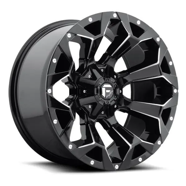 Fuel Assault 22X10 6X135/6X139.7 106.1 -18 Matte Black Milled 1