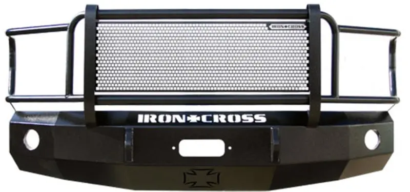 Iron Cross Heavy-Duty Gloss Black Grill Guard — Front Bumper Replacement For 2005–2011 Toyota Tacoma 1