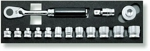3/8 Sq. Dr. 9 Piece Z-Series 6-Point Metric Socket Set  8-19Mm 1