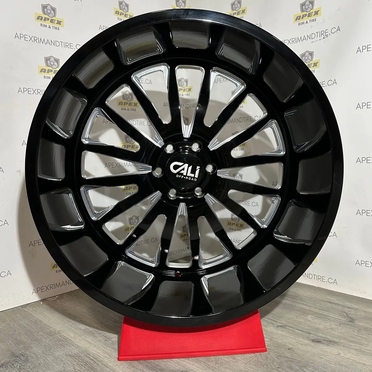 Cali Summit 9110 Gloss Black/ Milled Spokes | 24X14 6X139.7 -76 106Mm 1