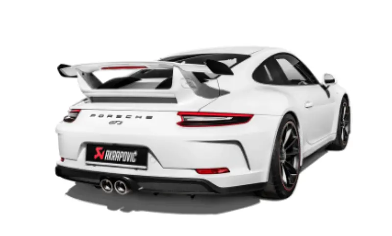 Akrapovic 2018 Porsche 911 Gt3 (991.2) Slip-On Race Line (Titanium) W/O Tail Pipe Set 1