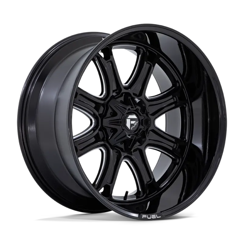 Fuel Darkstar Gloss Blk Milled | 20X10 6X135/6X139.7 -18 106.1Mm - Text Us For Clearance Pricing*** 1