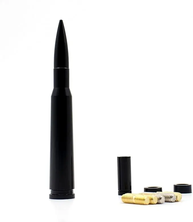 .50 Cal Bullet Antenna Black 1