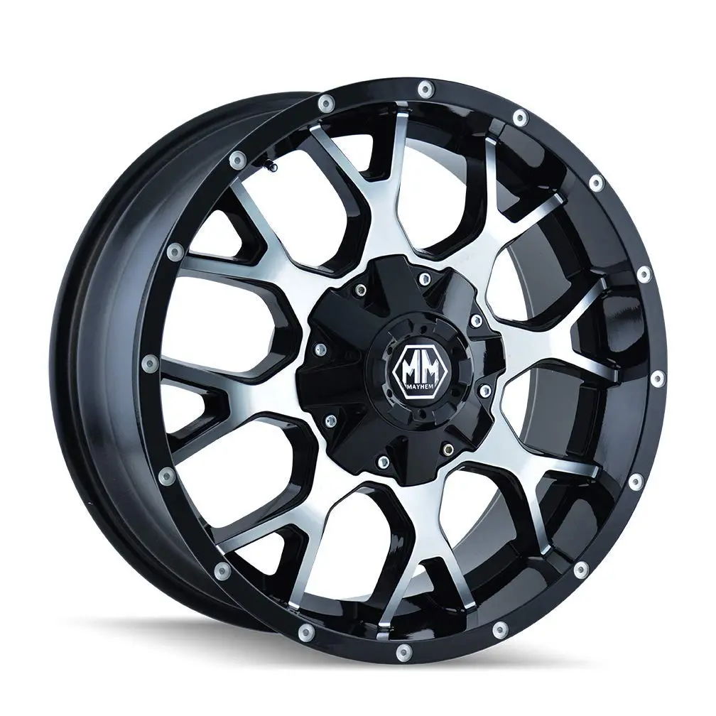 Mayhem Warrior Blk Machined Face | 17X9 8X170 +18 125.2Mm 1