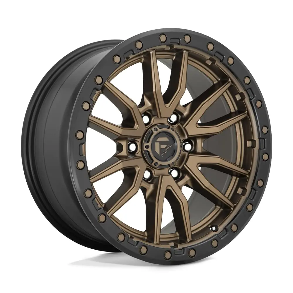 Fuel Rebel 18X9 +1 6X139.7 106.1 Matte Bronze Black Bead Ring ( Txt For Clearance Price *** ) 1