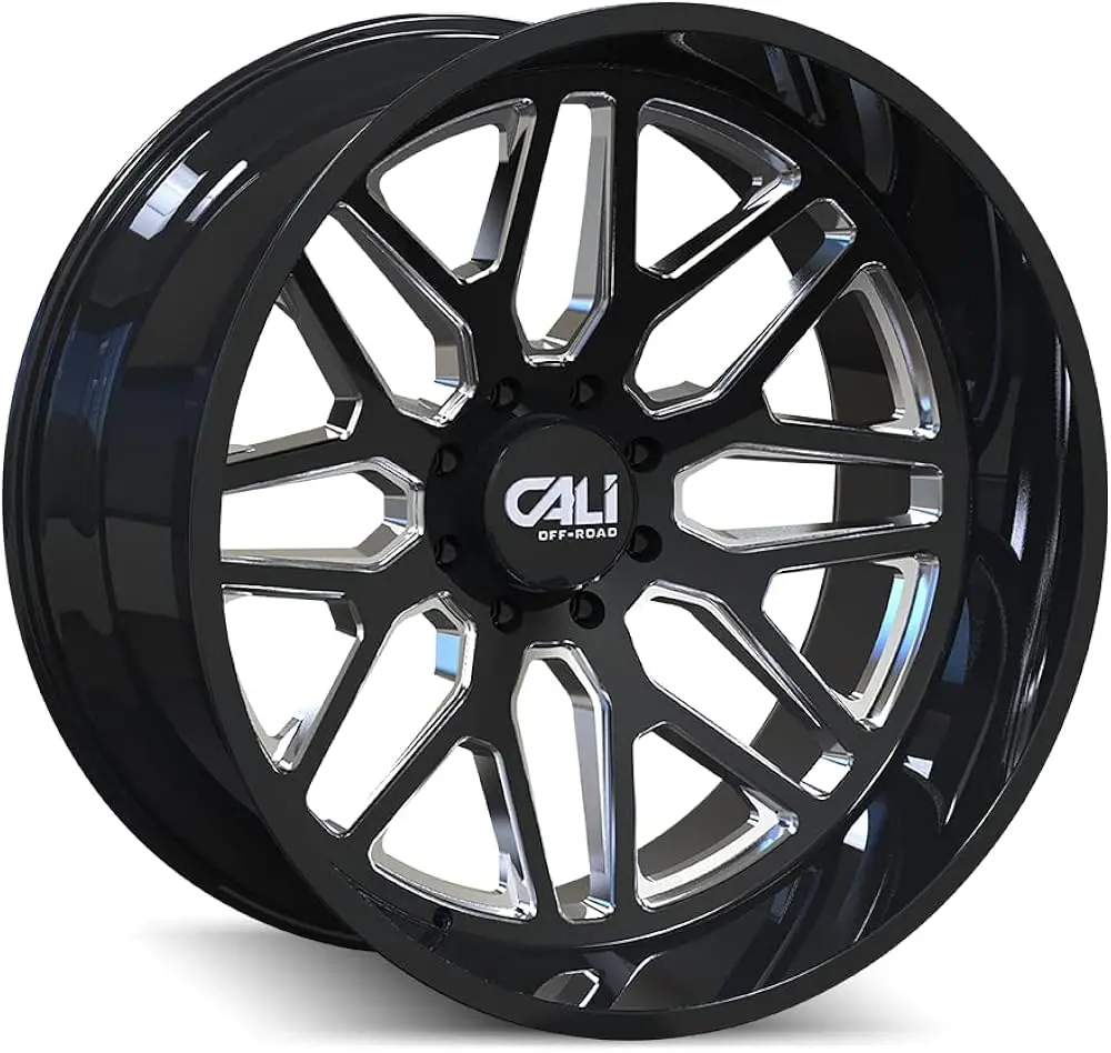 Cali Off-Road 9115 Invader Gloss Blk/Milled | 20X10 8X170 -25 125.2Mm 1