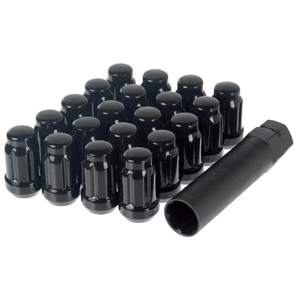 Lug Nuts - Black Closed - 12X1.5 - 20 Pack 1