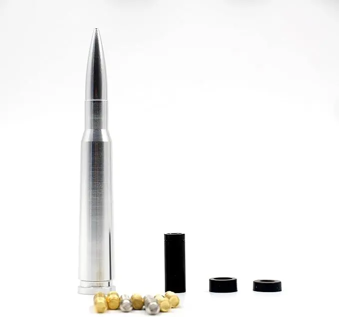.50 Cal Bullet Antenna Chrome 1