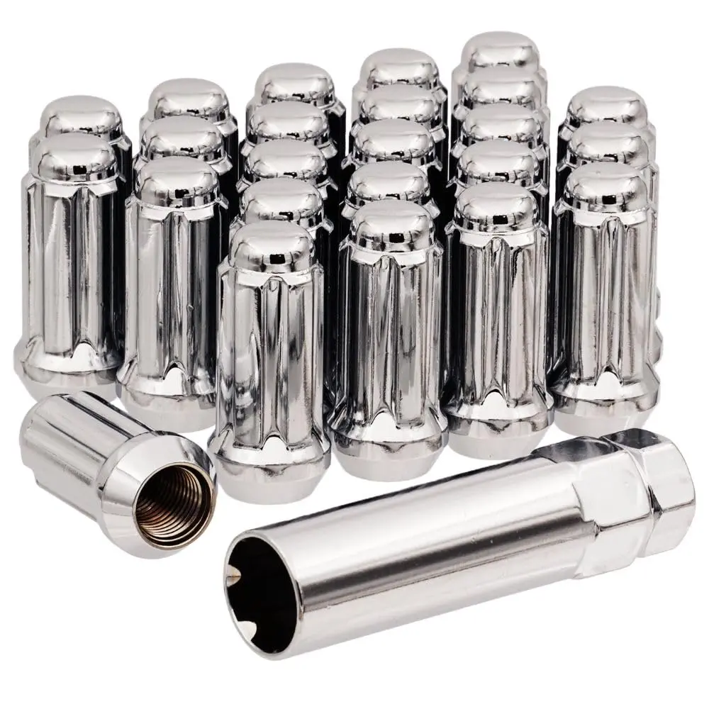 Lug Nuts - Chrome Closed - 14X2.0 - 24 Pack 1