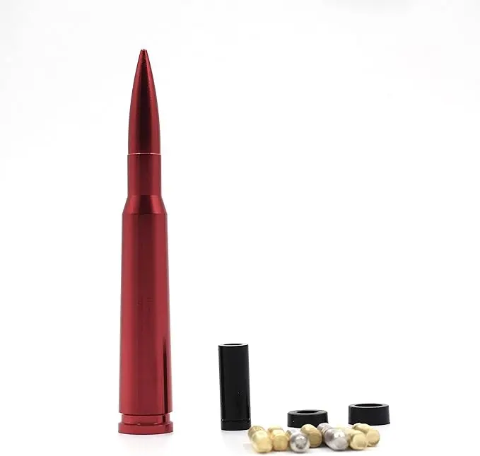 .50 Cal Bullet Antenna Red 1