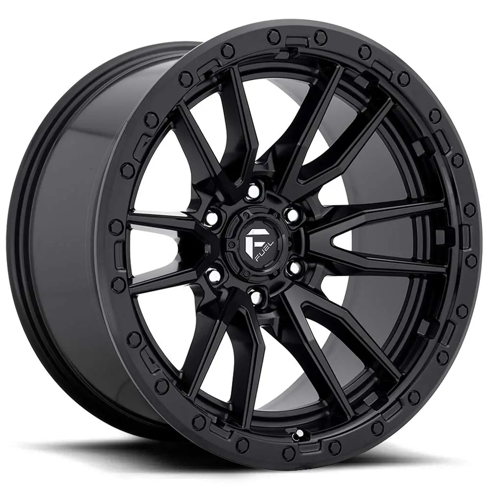 Fuel Rebel 18X9 +1 6X139.7 106.1 Matte Black ( Text Us For Clearance Pricing ) 1