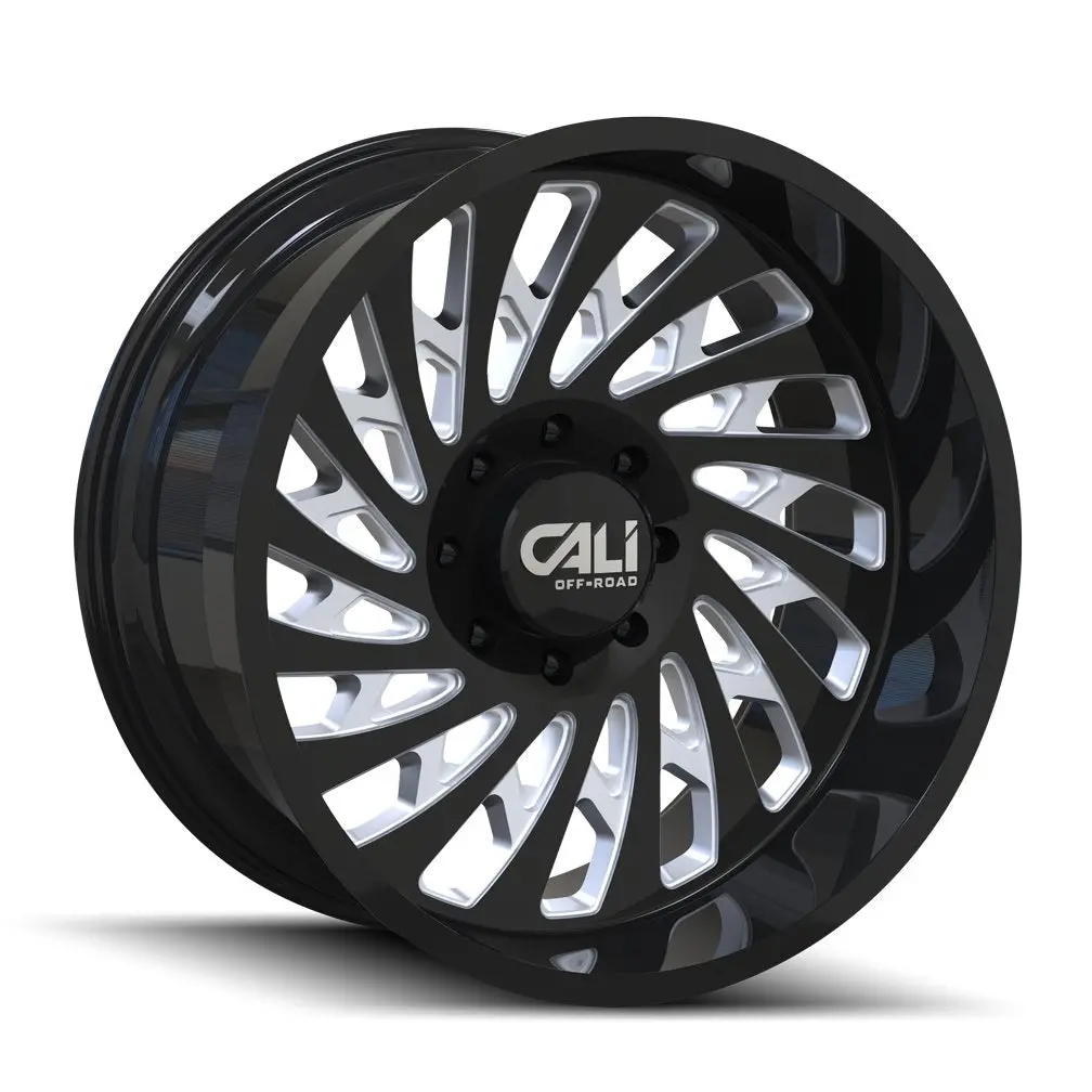 Cali Off-Road 9108 Switchback Gloss Blk/Milled | 22X12 6X135 -51 87.1Mm 1