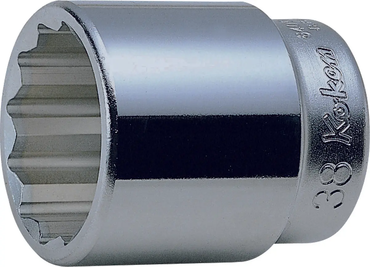 3/4 Sq. Dr. Socket  2.3/16 12 Point Length 52Mm For Rear Wheel Nut  Motorcycle 1