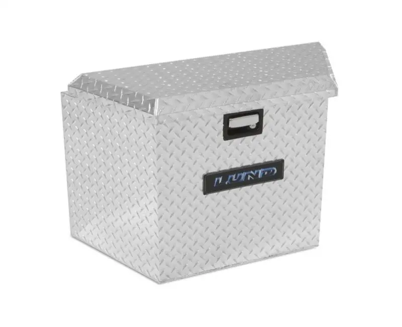 Lund Aluminum Trailer Tongue Storage Box – Universal Fit, Bright Finish 1