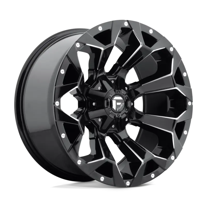 Fuel Assault D576 20X9 6X135/6X139.7 Gl-Blk-Mil 19Mm * Text Us For Clearance Price * 1