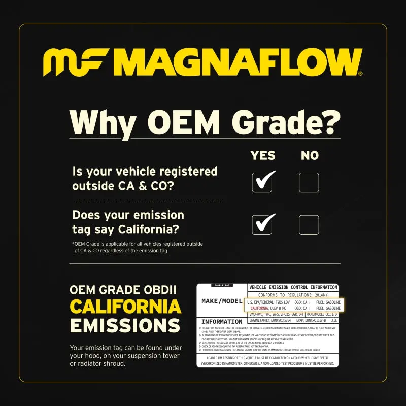 Magnaflow 22-23 Ford F-150 2.7L Right Oem Direct Fit Converter 1
