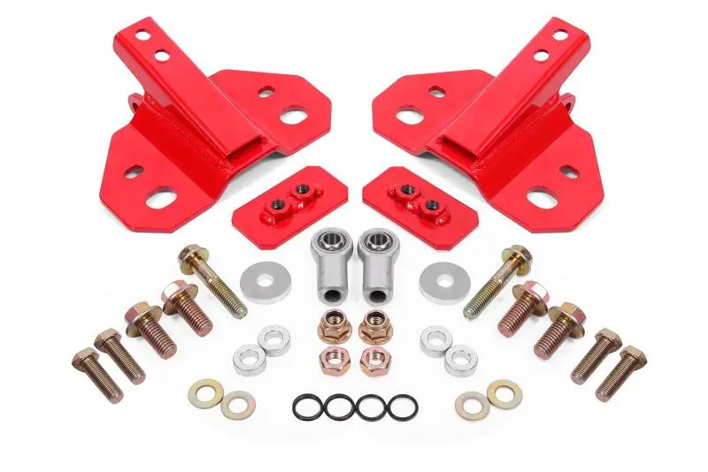 Bmr Suspension  24-25 Ford Mustang Rear Steel Shock Mount - Red 1