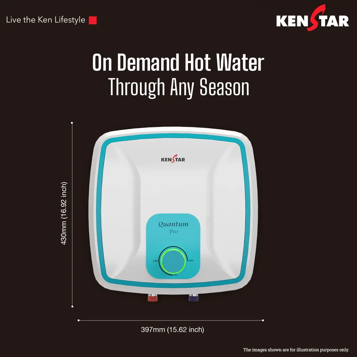 Quantum Pro 15L Storage Water Heater 1