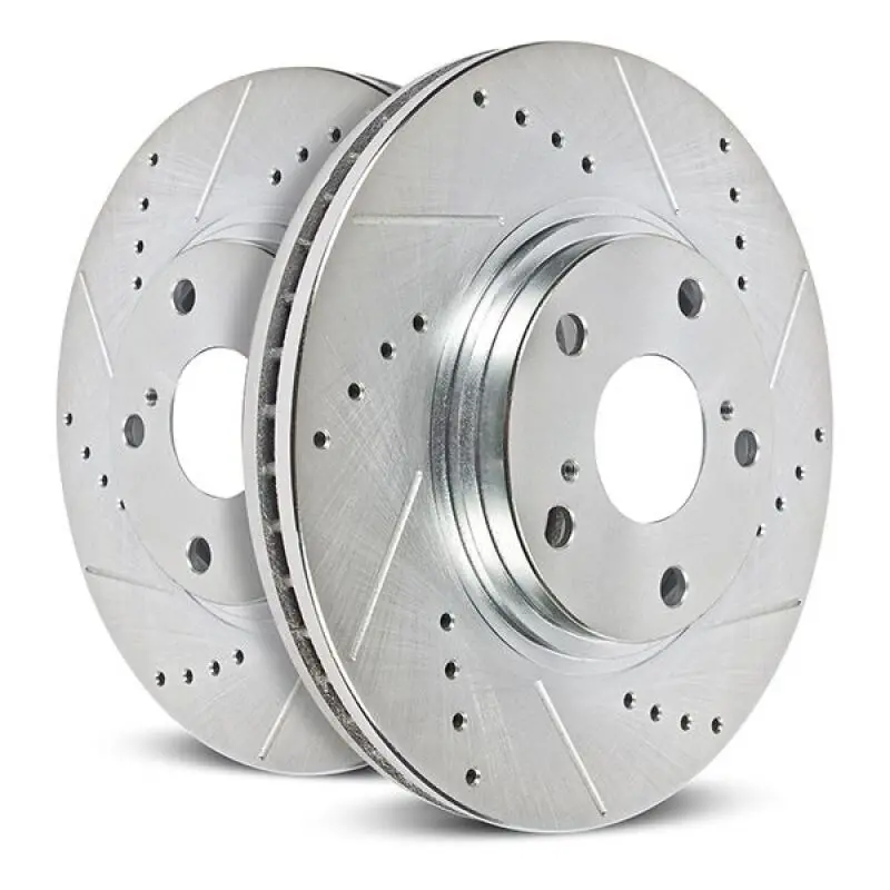 Power Stop 22-23 Hyundai Elantra N Rear Drilled & Slotted Rotor (Pair) 1
