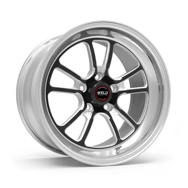 Weld S70 Rt-S 18X8in / 5X120.65 Bp / 4.7In. Bs - Black Center - Polished Shell Wheel 1