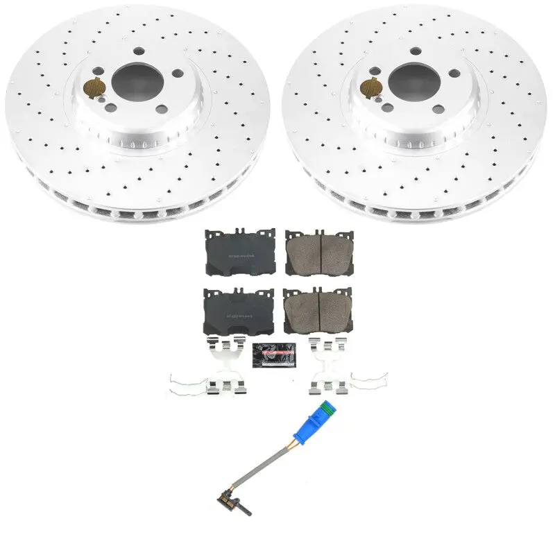 Power Stop 22-23 Mercedes-Benz E53 Amg Front Z23 Coated Brake Kit 1