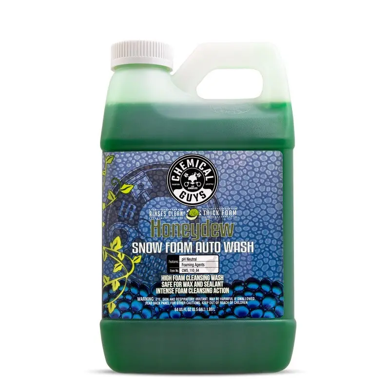 Chemical Guys Honeydew Snow Foam Auto Wash Shampoo – 64 Oz Concentrated Formula 1
