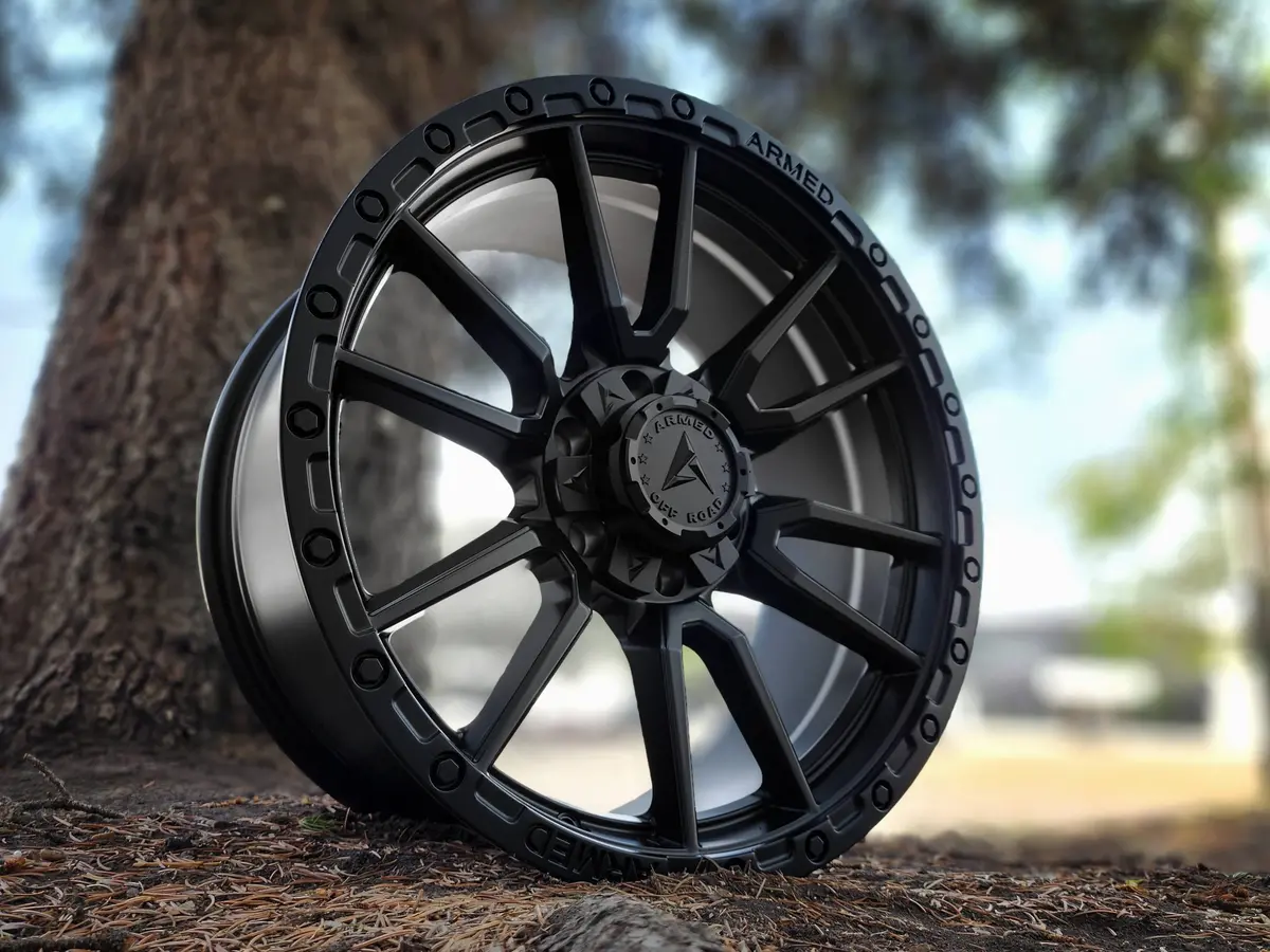 Spear 20X9 6X135/6X139.7 +0 Full Satin Black Cb;Cb108.2 1