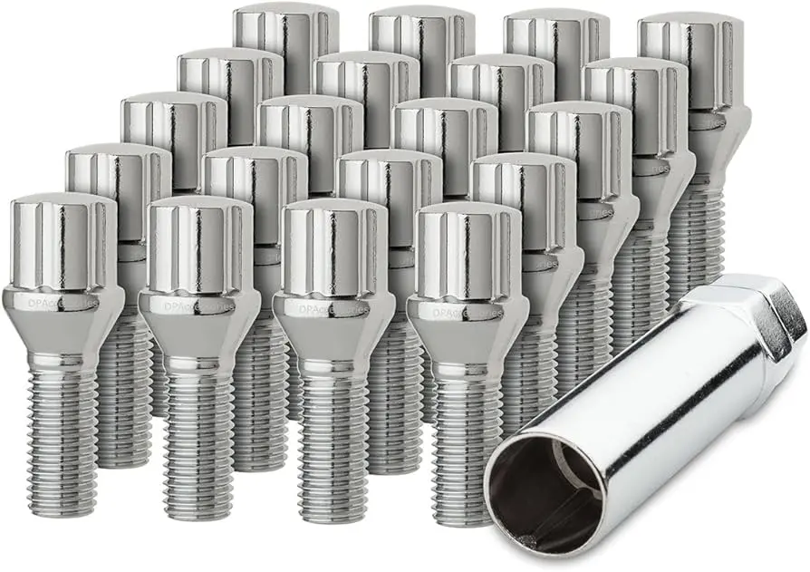 Lug Stud - Chrome Stud - 14X1.25 - 20 Pack 1
