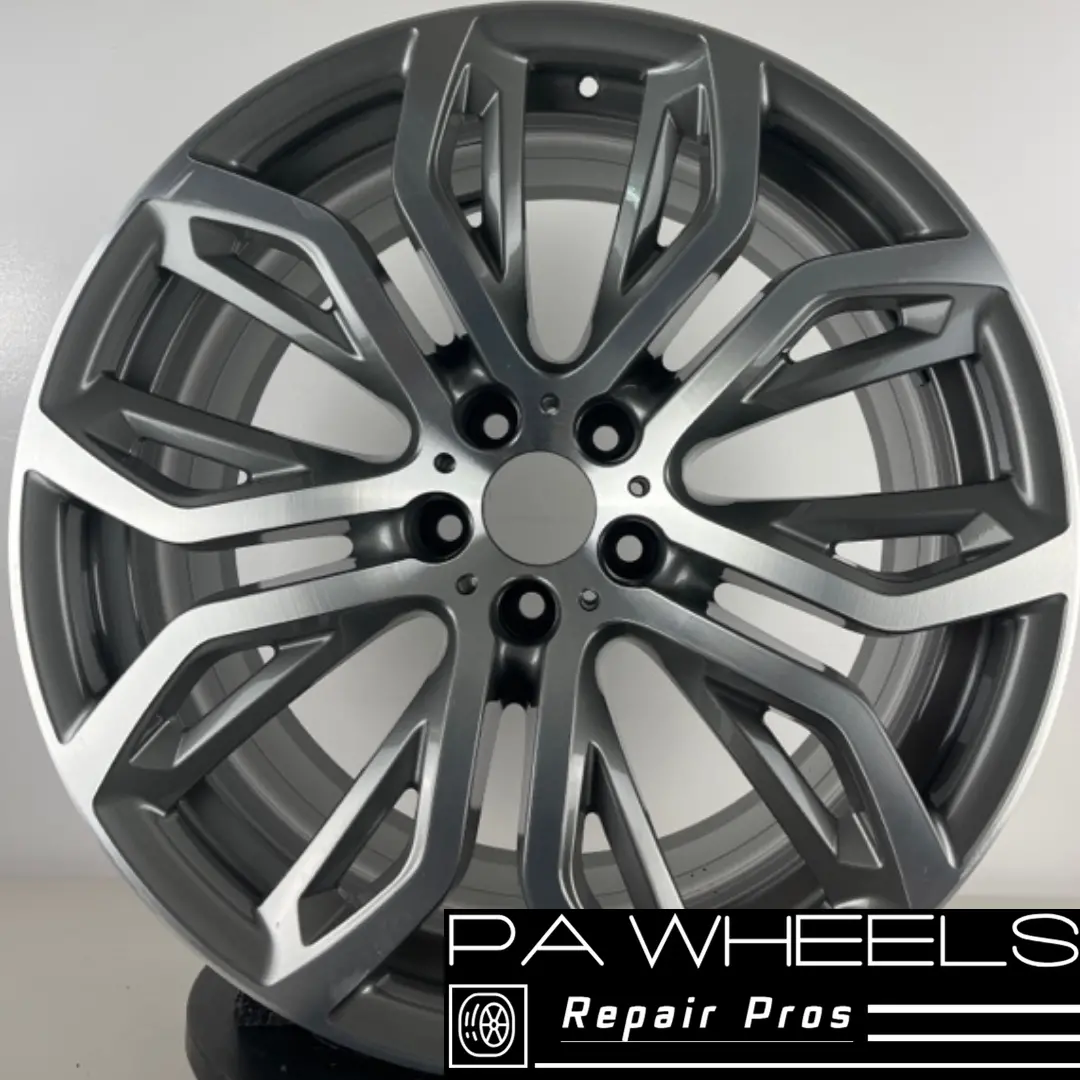 Bmw X5 X5m X6 X6m 2011-2019 21" Factory Original Rear Wheel Rim 71450 6796150 1