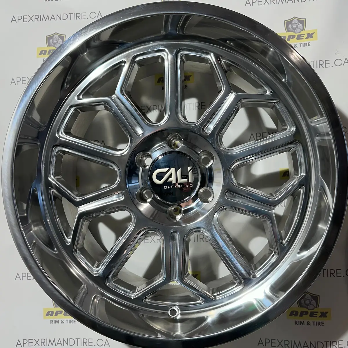 Cali Auburn 9117 Polished | 20X10 6X135 -25Mm 87.1Mm 1