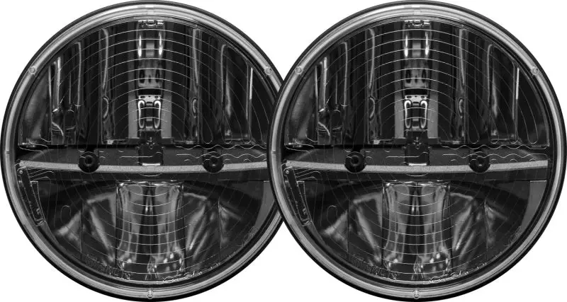 Rigid Industries 7-Inch Round Led Headlights – Heated Lens & Pwm-Compatible, Sold As Pair 1