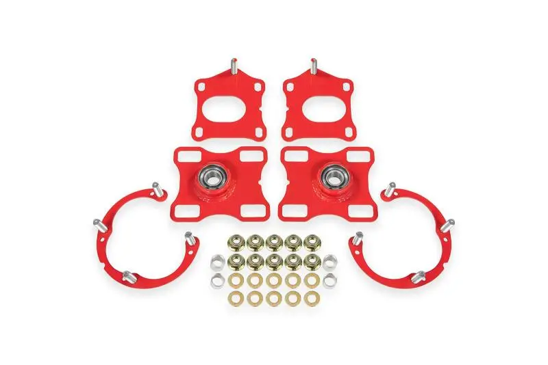 Bmr Suspension 11-14 Ford Mustang Caster/Camber Plates - Red 1