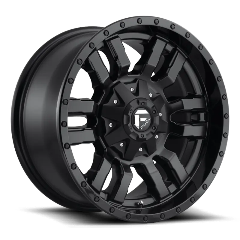 Fuel Sledge Matte Blk With Gloss Blk Lip | 20X9 6X135/6X139.7 +19 106.1Mm 1