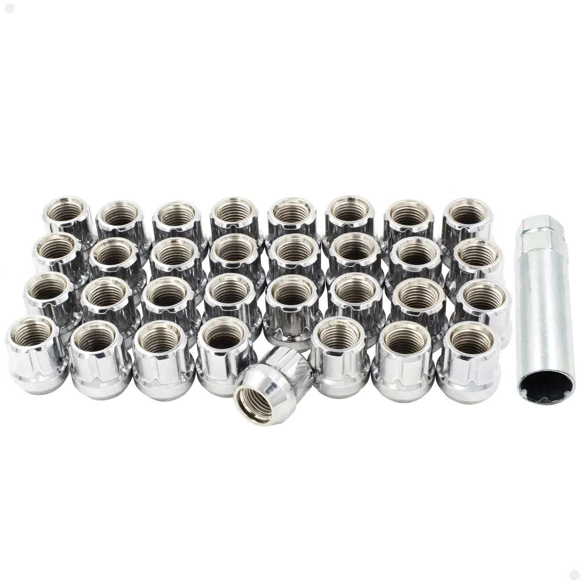 Lug Nuts - Chrome Open - 14X1.5 - 32 Pack 1