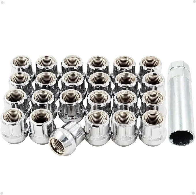 Lug Nuts - Chrome Open - 12X1.25 - 24 Pack 1