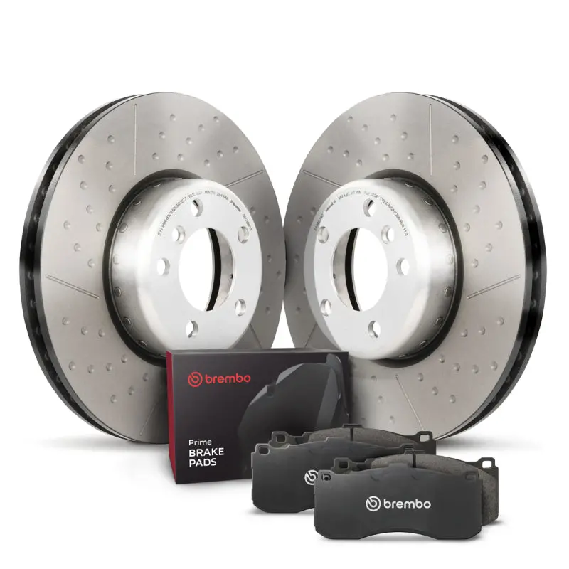 Brembo Oe 12-15 Bmw 335I/14-16 335I Gt Xdrive/13-15 335I Xdrive/16-18 340I Front Disc Brake Kit 1