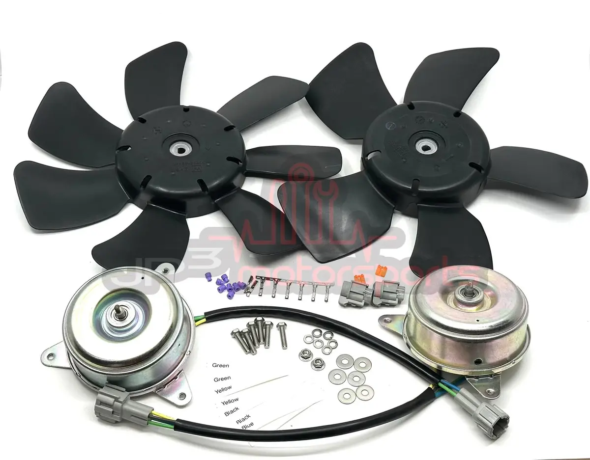 Mazda Rx7 Fd3s Radiator Fan & Motor Upgrade Kit 1