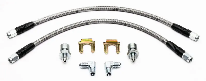 Wilwood Rear Flexline Brake Line Kit — Designed For 1998–2002 Chevrolet Camaro 1