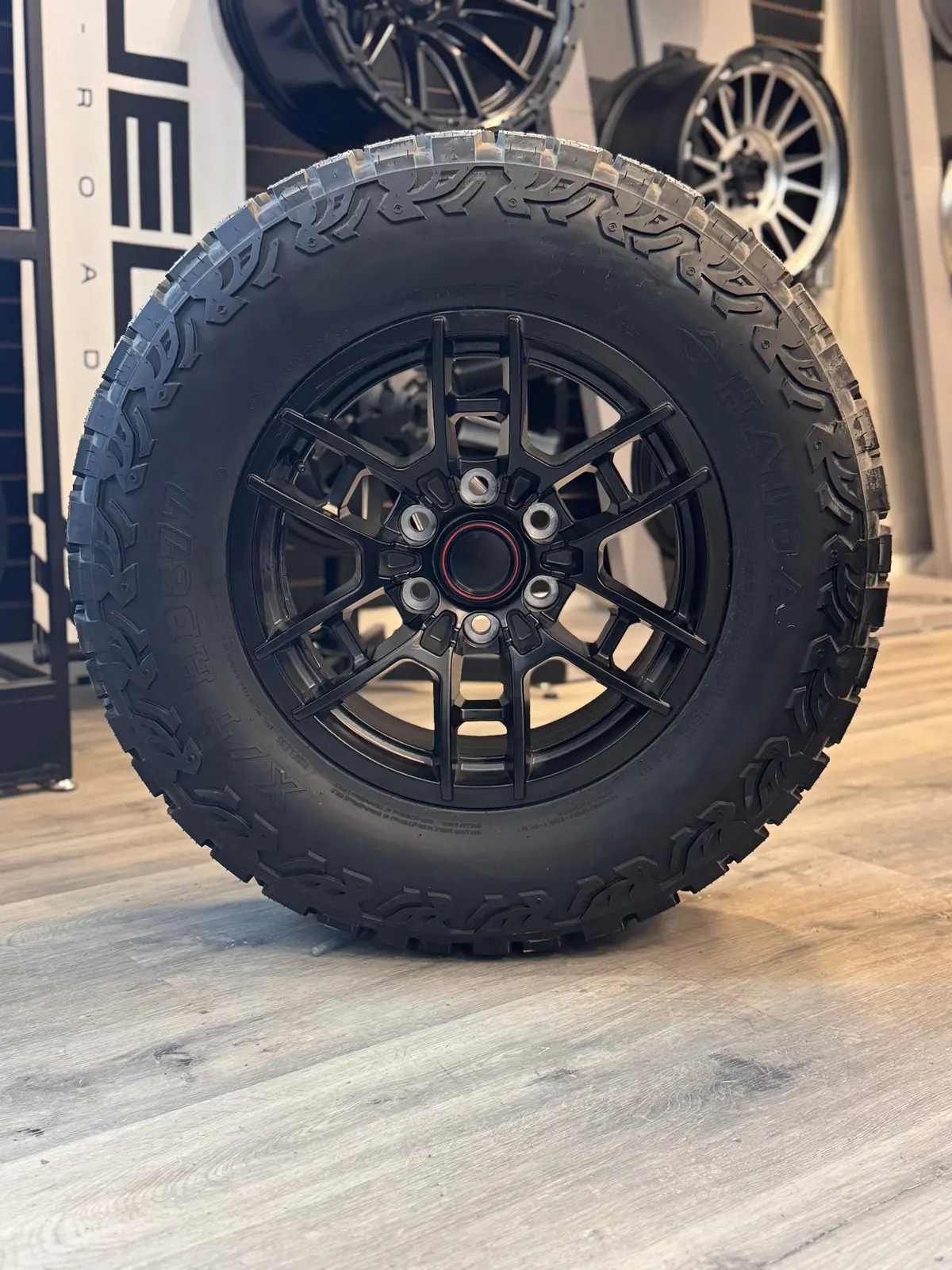 (Set Of Four) Toyota Tacoma Trd Reps 17X8.0 6X139.7Mm +5 106.1Mm  ( Will Not Fit New Gen Tacoma ) | Haida Hd 877 X/T All Terrain | Lt 265/70R17 (10Ply) 3Pms 1
