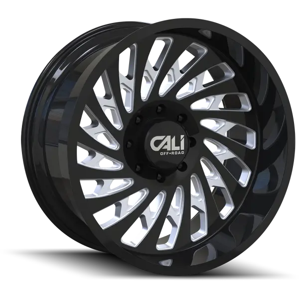 Cali Off-Road Switchback 9108 Gloss Black Milled 20X9 +0 8X165.1Mm 130.8Mm 1