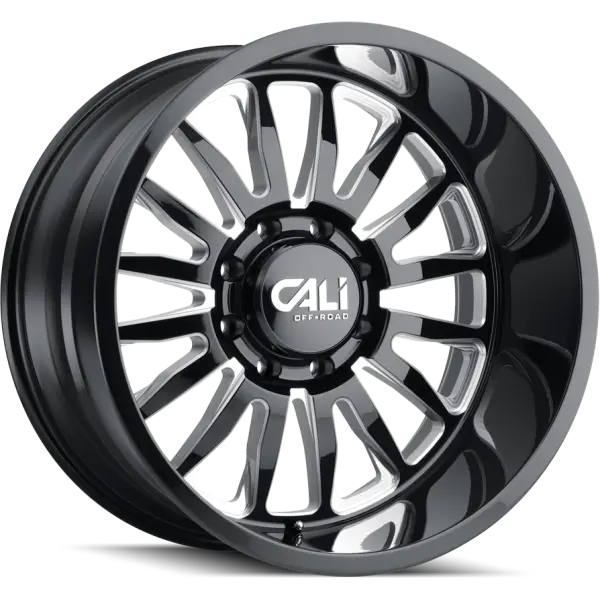 Cali Off-Road Summit Gloss Black Milled | 20X12 -51 8X165.1 1